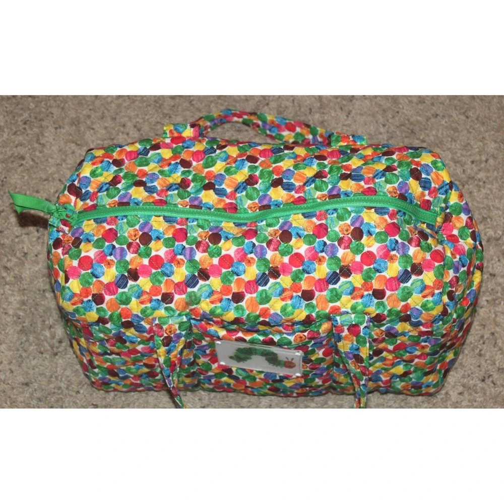 Quilted Koala The Very Hungry Caterpillar bag by Eric Carle duffel bag zip tote